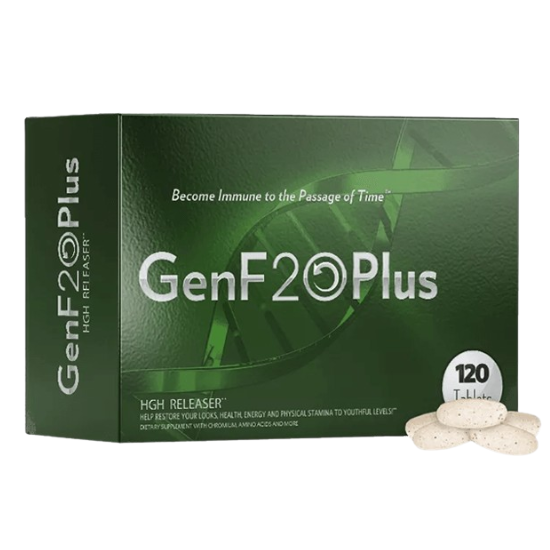 GenF20 Plus HGH support supplement with amino acids and botanical ingredients