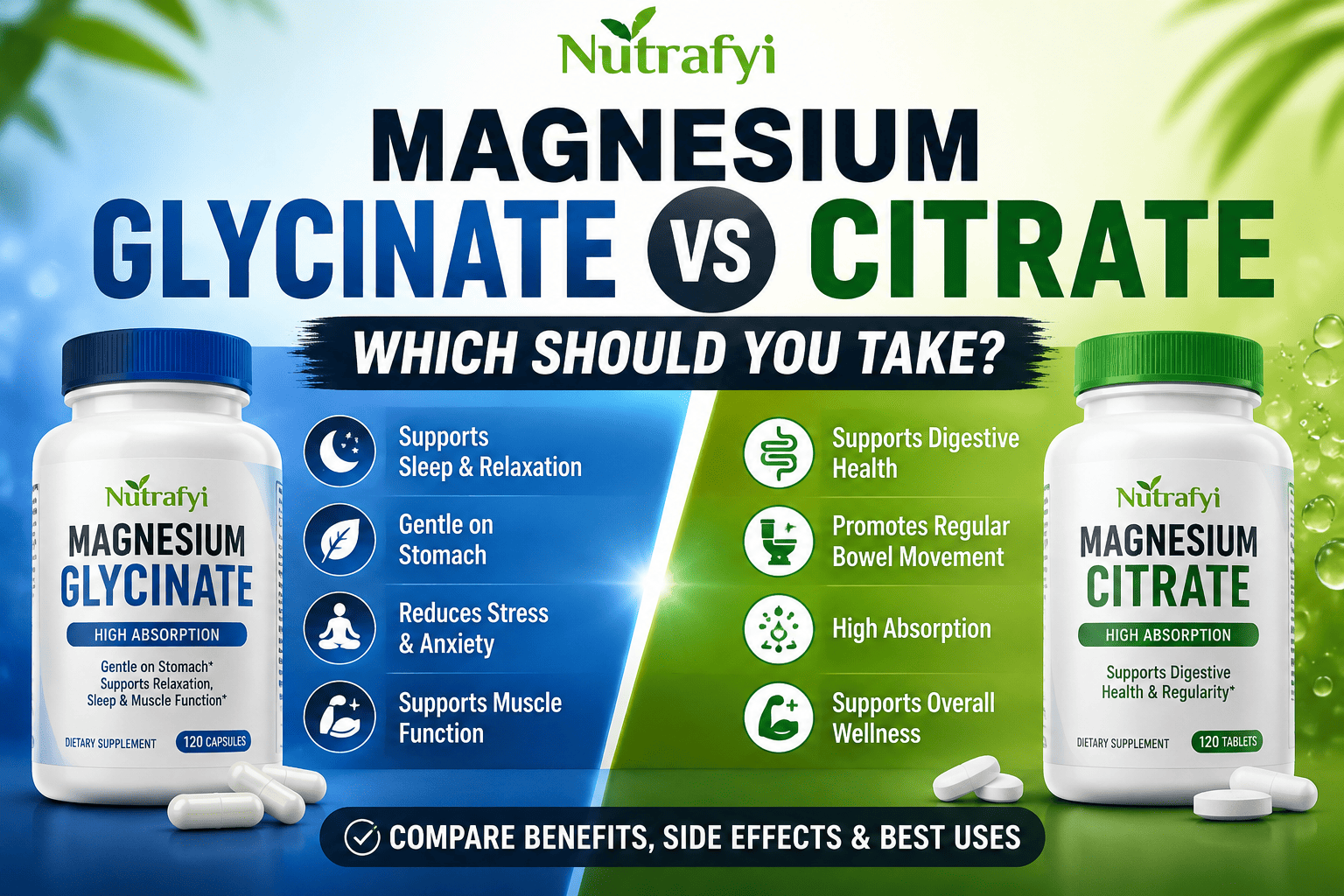 Magnesium Glycinate vs Citrate Which Should You Take