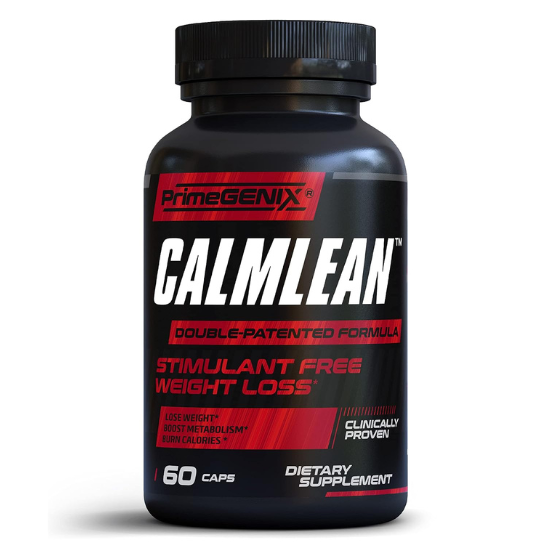 PrimeGENIX CalmLean Stimulant-Free Fat Burner | Weight Loss Supplement for Men