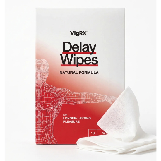 VigRX Delay Wipes - Last Longer In Bed - Natural Stamina
