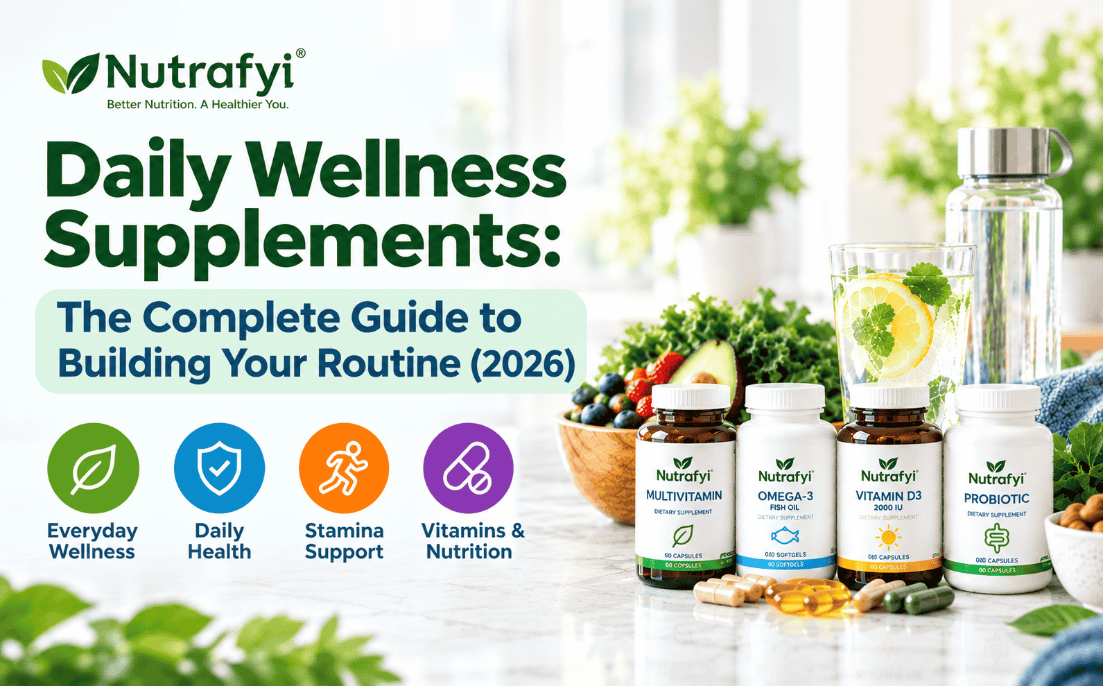 Daily Wellness Supplements: The Complete Guide to Building Your Routine (2026)