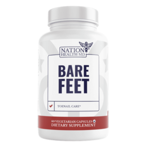 Bare Feet - Toenail Care - Nails Supplement with Vitamin A, Vitamin C, Oregano Powder and More - Nail Repair, Growth and Nail Care – Foot Health