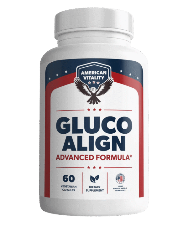 AV GlucoAlign product bottle