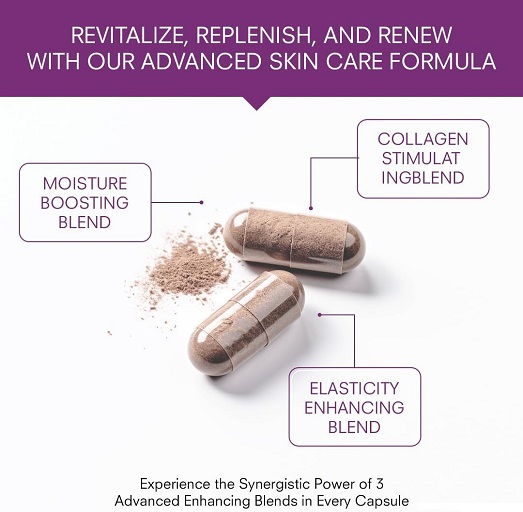 Deep Skin Restore- Advanced Dermal Repair Complex to Boost Firmness, Hydration, & Elasticity– Vegan Collagen Builder & Skin Supplement with 6 Clinically Proven Ingredients 5 Deep Skin Restore- Advanced Dermal Repair Complex to Boost Firmness, Hydration, & Elasticity– Vegan Collagen Builder & Skin Supplement with 6 Clinically Proven Ingredients - Image 5