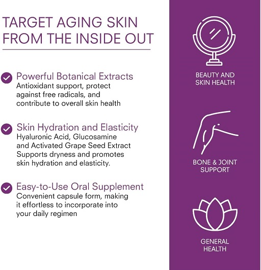 Deep Skin Restore- Advanced Dermal Repair Complex to Boost Firmness, Hydration, & Elasticity– Vegan Collagen Builder & Skin Supplement with 6 Clinically Proven Ingredients 6 Deep Skin Restore- Advanced Dermal Repair Complex to Boost Firmness, Hydration, & Elasticity– Vegan Collagen Builder & Skin Supplement with 6 Clinically Proven Ingredients - Image 6