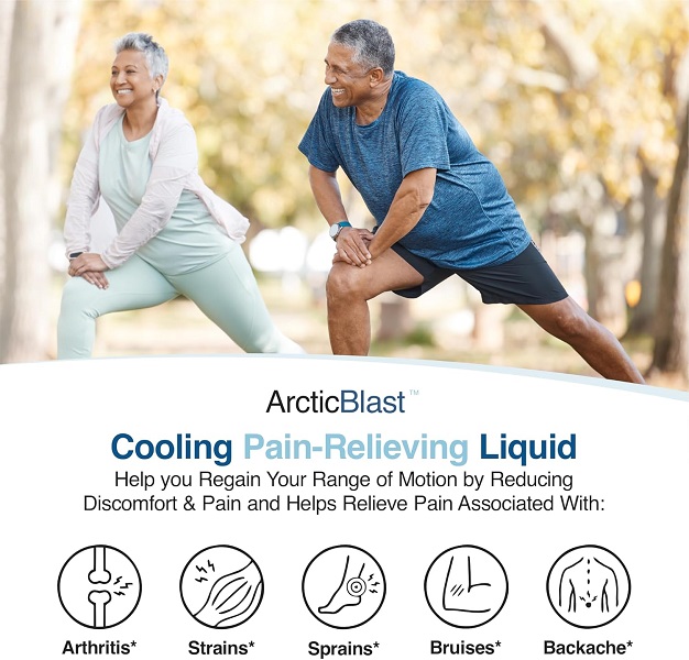 Arctic Blast Pain Relieving Liquid - Topical Pain Relief Rub - Image 5