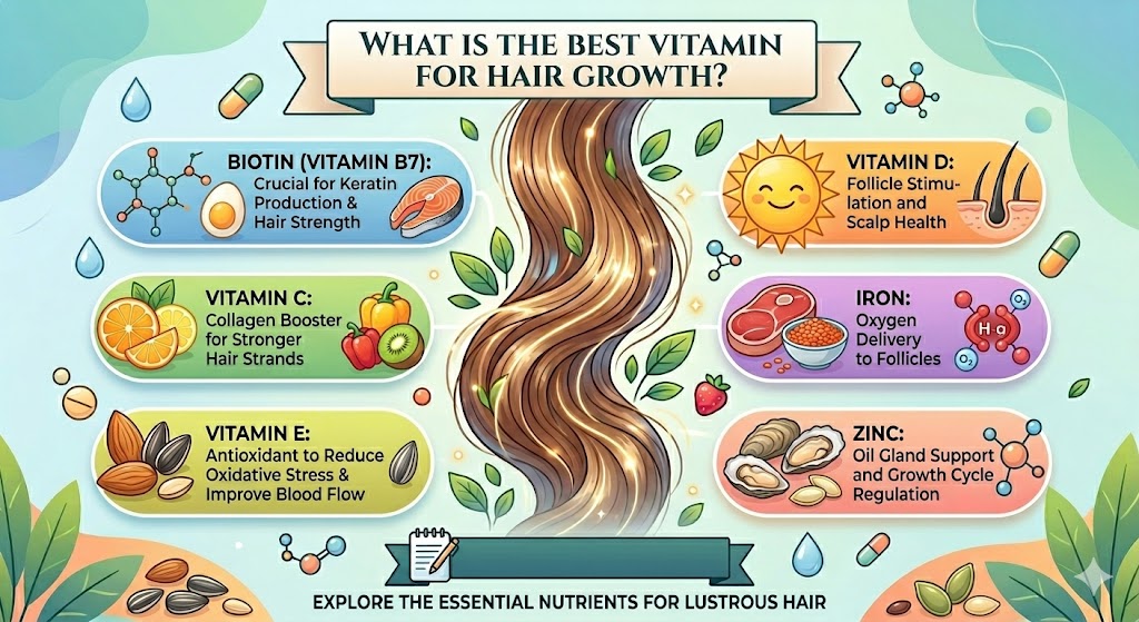 What Is the Best Vitamin for Hair Growth?
