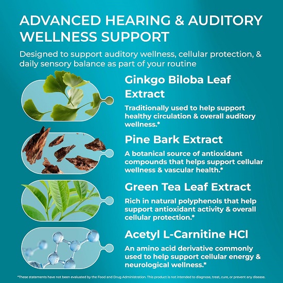 Purehealth Research - Hearing Support Forumla - Ear Health Supplement 6 Purehealth Research - Hearing Support Forumla - Ear Health Supplement - Image 6